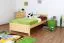 Cadre de lit pour enfants / Lit pour enfant 100 x 200 cm | Bois massif: Pin | Laqué Naturel Abbildung