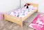 Cadre de lit pour enfants / Lit pour enfant 100 x 200 cm | Bois massif: Pin | Laqué Naturel Abbildung