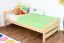 Cadre de lit pour enfants / Lit pour enfant 100 x 200 cm | Bois massif: Pin | Laqué Naturel Abbildung