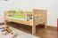 Lit pour enfant 90 x 200 cm | Bois massif: Pin | Laqué Naturel Abbildung