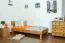 Chêne Bois massif Cadre de lit 90 x 200 cm huilé Abbildung