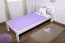 Cadre de lit pour enfants / Lit pour enfant 80 x 200 cm | Bois massif: Pin | Laqué Blanc Abbildung