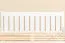 Cadre de lit pour enfants / Lit pour enfant 140 x 200 cm | Bois massif: Pin | Laqué Blanc Abbildung