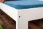 Lit pour enfant 80 x 200 cm | Bois massif: Pin | Laqué Blanc Abbildung