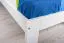 Cadre de lit pour enfants / Lit pour enfant 100 x 200 cm | Bois massif: Pin | Laqué Blanc Abbildung