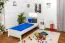 Cadre de lit pour enfants / Lit pour enfant 90 x 200 cm | Bois massif: Pin | Laqué Blanc Abbildung