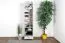 Étroite Armoire | 2 portes battantes | 1 tiroir | 8 casiers | avec tringle à vêtements | 50 cm de large | Couleur: Blanc Abbildung