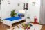 Cadre de lit pour enfants / Lit pour enfant 90 x 200 cm | Bois massif: Pin | Laqué Blanc Abbildung
