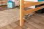 Lit mezzanine pour adolescents 140 x 200 cm | Bois massif: Hêtre | Laqué Naturel | convertible en lit simple | Qualité premium | incl. sommier à lattes Abbildung