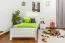 Cadre de lit pour enfants / Lit pour enfant 90 x 200 cm | Bois massif: Pin | Laqué Blanc Abbildung