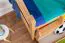 90 x 200 cm Lit superposé avec espace de rangement / 2 tiroirs pour enfants Bois massif: Hêtre | Laqué Naturel | convertible en 2 lits simples | Qualité premium | Incl. Sommier à lattes déroulable Abbildung