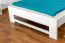 Cadre de lit pour enfants / Lit pour enfant 140 x 200 cm | Bois massif: Hêtre | Laqué Blanc Abbildung