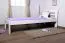 Cadre de lit pour enfants / Lit pour enfant 80 x 200 cm | Bois massif: Pin | Laqué Blanc Abbildung