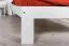 Cadre de lit pour enfants / Lit pour enfant 100 x 200 cm | Bois massif: Pin | Laqué Blanc Abbildung