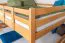 Lit double-Lit superposé pour jusqu'à 4 personnes 160 x 200 cm | Bois massif: Hêtre | Laqué Naturel | convertible en deux lits simples | Qualité premium | Incl. Sommier à lattes déroulable Abbildung