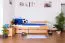 Cadre de lit pour enfants / Lit pour enfant 90 x 200 cm | Bois massif: Hêtre | Laqué Naturel | incl. 2 tiroirs et sommier à lattes | Qualité particulièrement élevée Abbildung