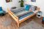 Lit mezzanine pour adolescents 160 x 190 cm | Bois massif: Hêtre | Laqué Naturel | convertible en lit simple | Qualité premium | incl. sommier à lattes Abbildung