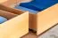 90 x 200 cm Lit superposé avec espace de rangement / 2 tiroirs pour enfants Bois massif: Hêtre | Laqué Naturel | convertible en 2 lits simples | Qualité premium | Incl. Sommier à lattes déroulable Abbildung