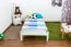 Lit pour enfant 90 x 200 cm | Bois massif: Pin | Laqué Blanc | incl. sommier à lattes Abbildung