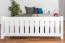 Cadre de lit pour enfants / Lit pour enfant 140 x 200 cm | Bois massif: Hêtre | Laqué Blanc Abbildung