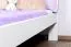 Cadre de lit pour enfants / Lit pour enfant 80 x 200 cm | Bois massif: Pin | Laqué Blanc Abbildung