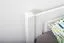 Cadre de lit pour enfants / Lit pour enfant 100 x 200 cm | Bois massif: Pin | Laqué Blanc Abbildung