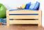 Cadre de lit pour enfants / Lit pour enfant 100 x 200 cm | Bois massif: Pin | Laqué Naturel Abbildung