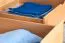 90 x 200 cm Lit superposé avec espace de rangement / 2 tiroirs pour enfants Bois massif: Hêtre | Laqué Naturel | convertible en 2 lits simples | Qualité premium | Incl. Sommier à lattes déroulable Abbildung