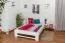 Cadre de lit pour enfants / Lit pour enfant 140 x 200 cm | Bois massif: Hêtre | Laqué Blanc Abbildung