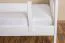 Cadre de lit pour enfants / Lit pour enfant 90 x 200 cm | Bois massif: Pin | Laqué Blanc Abbildung