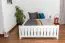 Cadre de lit pour enfants / Lit pour enfant 140 x 200 cm | Bois massif: Hêtre | Laqué Blanc Abbildung