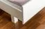 Lit pour enfant 90 x 200 cm | Bois massif: Hêtre | Laqué Blanc Abbildung