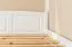 Cadre de lit pour enfants / Lit pour enfant 120 x 200 cm | Bois massif: Hêtre | Laqué Blanc Abbildung