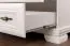 88 cm de large Armoire avec 2 portes et 2 tiroirs | Couleur: Blanc | Profondeur: 49 cm Abbildung