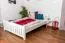 Cadre de lit pour enfants / Lit pour enfant 140 x 200 cm | Bois massif: Hêtre | Laqué Blanc Abbildung