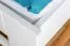 Cadre de lit pour enfants / Lit pour enfant 80 x 200 cm | Bois massif: Hêtre | Laqué Blanc Abbildung