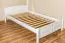 Cadre de lit pour enfants / Lit pour enfant 120 x 200 cm | Bois massif: Hêtre | Laqué Blanc Abbildung