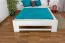 Cadre de lit pour enfants / Lit pour enfant 140 x 200 cm | Bois massif: Hêtre | Laqué Blanc Abbildung