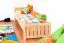 Cadre de lit pour enfants / Lit pour enfant 80 x 200 cm | Bois massif: Pin | Laqué Naturel Abbildung