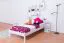 Cadre de lit pour enfants / Lit pour enfant 100 x 200 cm | Bois massif: Pin | Laqué Blanc Abbildung