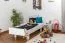 Lit pour enfant 90 x 200 cm | Bois massif: Hêtre | Laqué Blanc Abbildung