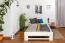 Cadre de lit pour enfants / Lit pour enfant 140 x 200 cm | Bois massif: Hêtre | Laqué Blanc Abbildung