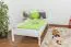Cadre de lit pour enfants / Lit pour enfant 90 x 200 cm | Bois massif: Pin | Laqué Blanc Abbildung