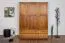 Armoire Pin Bois massif, Chêne rustique - Dimensions: 195 x 154 x 60 cm (H x L x P) Abbildung