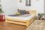 Pin Bois massif Lit 160 x 200 cm Naturel Abbildung