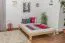 Lit en bois 160 x 200 cm Pin massif Naturel avec sommier à lattes Abbildung
