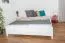 Blanc Pin Cadre de lit 180 x 200 cm Blanc Abbildung
