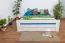 Lit en bois Cadre de lit Hêtre 180 x 200 cm Blanc Abbildung