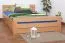 Lit avec espace de rangement Hêtre massif 180 x 200 cm Naturel Abbildung