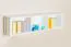 Bibliothèque - 120 cm de large, Pin Bois-massif, Couleur: Blanc Abbildung